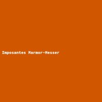 Imposantes Marmor-Messer