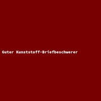 Guter Kunststoff-Briefbeschwerer